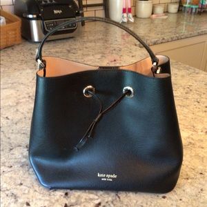 Black Bucket Bag